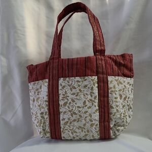 Hand Made Red and Gold Mini Bag